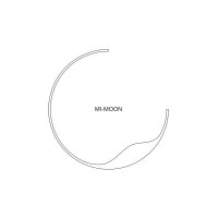 LED Svítidlo MI-MOON, 83W, 3000K, bez trafa, 24VDC, IP20, stříbrná, 3000K