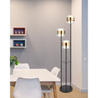 Stojací lampa MILLEY černá 3xE27, max. 60W 230V GLOBO 15560S