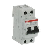 ABB DS201 C10 A10 kombinace jistič/chránič 2P (1P+N) 10A 10mA C 6kA A