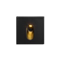 MEMPHIS SQ zápustná do stěny černá 230V LED 3W 60° 3000K RENDL R13955