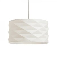 EZRA 40 závěsná bílé PVC/šedá 230V E27 15W RENDL R13319