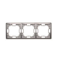 Rámeček 3-násobný, Inox KONTAKT SIMON BMR3/21