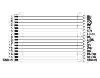 Kabel D-SUB VS-15-DSUB-20-LI-0,21 PHOENIX CONTACT 1643374