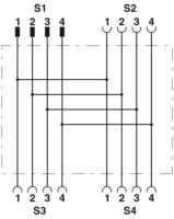 Rozvodka H SAC-4PH-MT-FT/2XFT F VP SH PHOENIX CONTACT 1080244