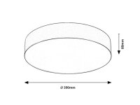 Stropní svítidlo DOLEN E27 3x MAX 9W RABALUX 75068