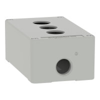 Skříň kovová, Šedá, M20 3 otvory, 22MM 80X130X51,5 UL CSA    SCHNEIDER XAPD2203