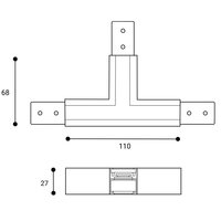 MAG II LOW T-CONNECTOR, B DALI LED2 6529503