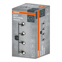 LED SPOT SECTORAL BLACK 4XGU10 OSRAM 4099854588884
