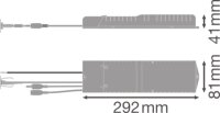 EM CONV BOX 105V 3W LI AT 3H LEDV