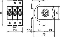 5093524 V50-2+NPE-280 Přepěťová ochrana