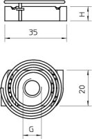 kluzná matice s pružinou MS41SNF M12 A4