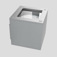 Rendl DIBI DUO nástěnná hliník 230V GX53 2x7W R10174