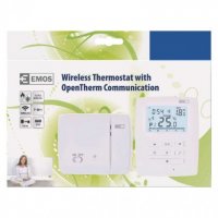 Pokojový programovatelný bezdrátový OpenTherm termostat P5611OT EMOS P5611OT