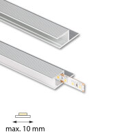 Hliníkový profil AQ pro sádrokarton, 33x14mm, mléčný difuz., 1m
