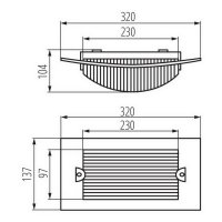 Přisazené svítidlo TURK DL-60 KANLUX 07025