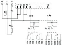 propojovací modul pro systémovou kabeláž, Konektor dle DIN 41651 20pól.