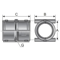 Hadicová spojka SVG M50/P48 MURRPLASTIK 83701636