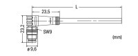 Kabel pro senzor/akční člen Zástrčka M8  úhlová 3pól. WAGO 756-5112/030-015