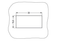 Rámeček snap-in 3pól. 1,0-3,0 mm bílá WAGO 770-338