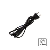 2m 2x1mm B2M21 černá flexo šňůra T-LED 111282