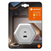 LEDVANCE Lunetta Hexagon USB AC 3000K White