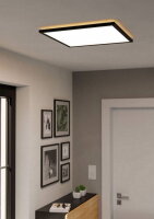 Stropní svítidlo ROVITO-Z LED-RGB/CCT 500X500 černá 17W IP44 EGLO 901468