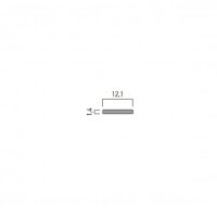 PRF052 FLAT AL. PROFILE for COOLING 2 m