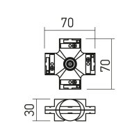 XROD X CONNECTOR 48V DC BK