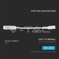 Mini Amplifier for LED Strip RGB 5050 3X4A, V-TAC SKU3018