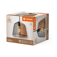 Závěsné svítidlo Decor Cage Bell Pendant E27 Black LEDVANCE 4058075838130