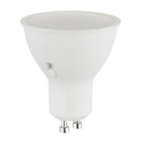 Bulb LED žárovka, bílý plast, nikl, hlin
