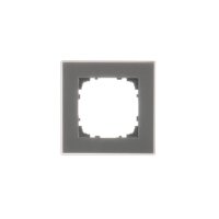 Rámeček 1 násobný, skleněný černé matné sklo KONTAKT SIMON TRN1/179