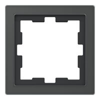 Rámeček Merten D-Life sklo jednonásobný, Onyx Black, Sklo SCHNEIDER MEG4010-6503