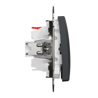 Sedna D/E Přepínač střídavý řazení 6 16AX, Antracit SCHNEIDER SDD114166
