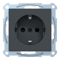 Merten Zásuvka 250V/16A SCHUKO System M Antracit SCHNEIDER MTN2300-0414