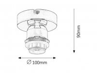 Bottom E27 1x 60W IP20 chrom RABALUX 1301