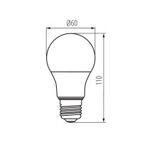 Světelný zdroj LED IQ-LED A60 9W-WW (nový kód 33713) KANLUX 27273
