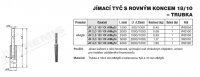 Jímací tyč s rovným koncem-trubka JR 4,0 18/10t AlMgSi 4,0m Tremis VN3120