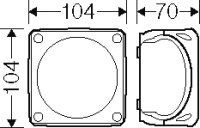 Kabelova rozvodka 1,5-4 mm2 3f, 6 mm2 1f, 5pol. svorka HENSEL KF 0404 G