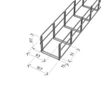 Žlab MERKUR 2 100/100 ''ŽZ'' vzdálenost podpěr cca 1,8 m ARKYS ARK-221210