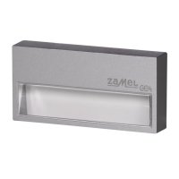 Zamel TYP 12-111-17 Světlo LED SONA na omítku 14Vss IP44 HLINÍK NEUTRÁLNÍ BÍLÁ