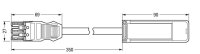 Odbočovací modul 3x2,5mm2 3pól. černá WAGO 896-233