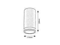 SENOBIA GU10 1x 35W IP20 černá RABALUX 73030