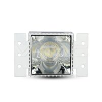 GU10 Fitting Square With White Frame + Chrome Reflector , VT-890 V-TAC SKU8880