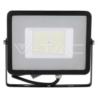 LED reflektor V-TAC 50W SLIM Black Body 6400K 120LM/W, VT-56