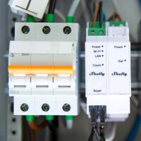 SHELLY PRO 3EM Switch Add-on Přídavný modul na DIN lištu