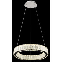 Závěsné svítidlo GLOBO MUCKY chrom/křišťál LED 50W 230V, 521-2995lm 2700-6000K