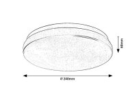 LOWAR bílá LED 12W IP44