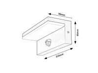 ZARAGOZA bílá LED 9W IP54