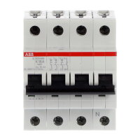 ABB S203-K16NA jistič 3F odpojení N vodiče (3+NA) 16 A char. K 6kA